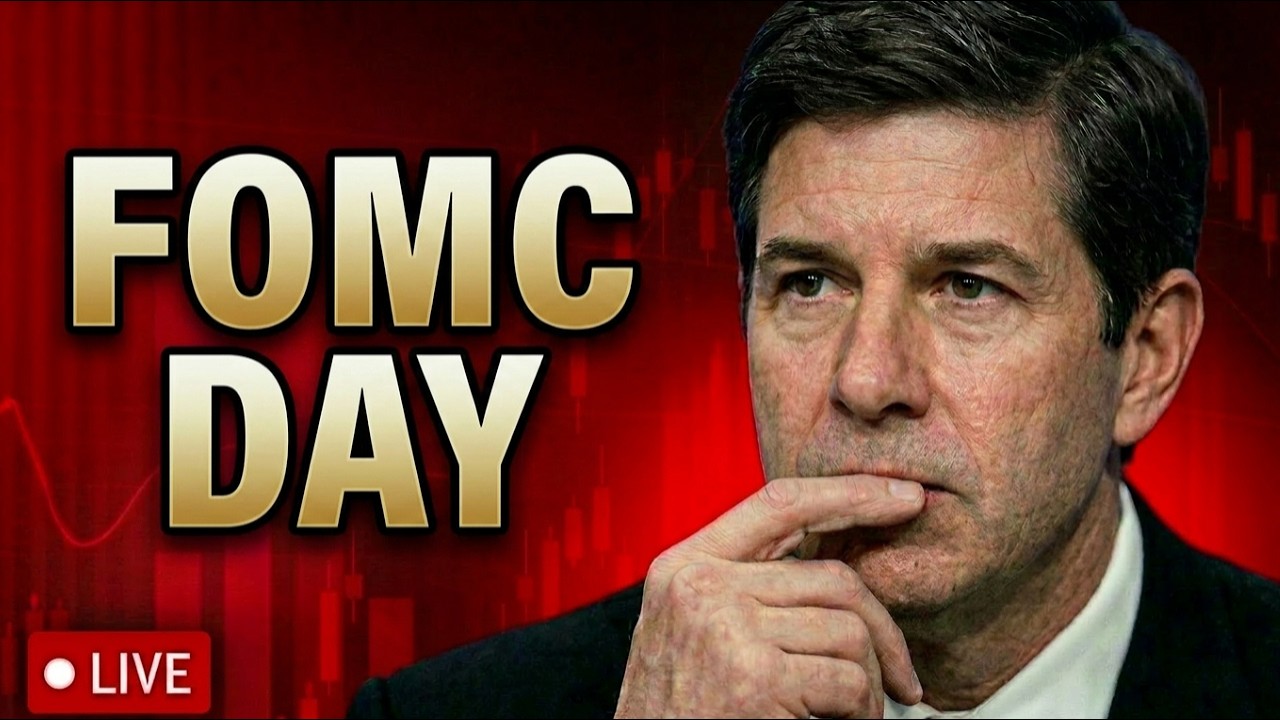 🔴FOMC DAY, RETAIL SALES, SPACEX, BTC & GOLD CORRECTION! | LIVE TRADING