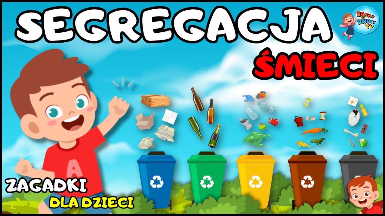 ♻️ Karolek i Segregacja Śmieci | ZAGADKI | Bajka edukacyjna dla dzieci na Dzień Ziemi 🌍