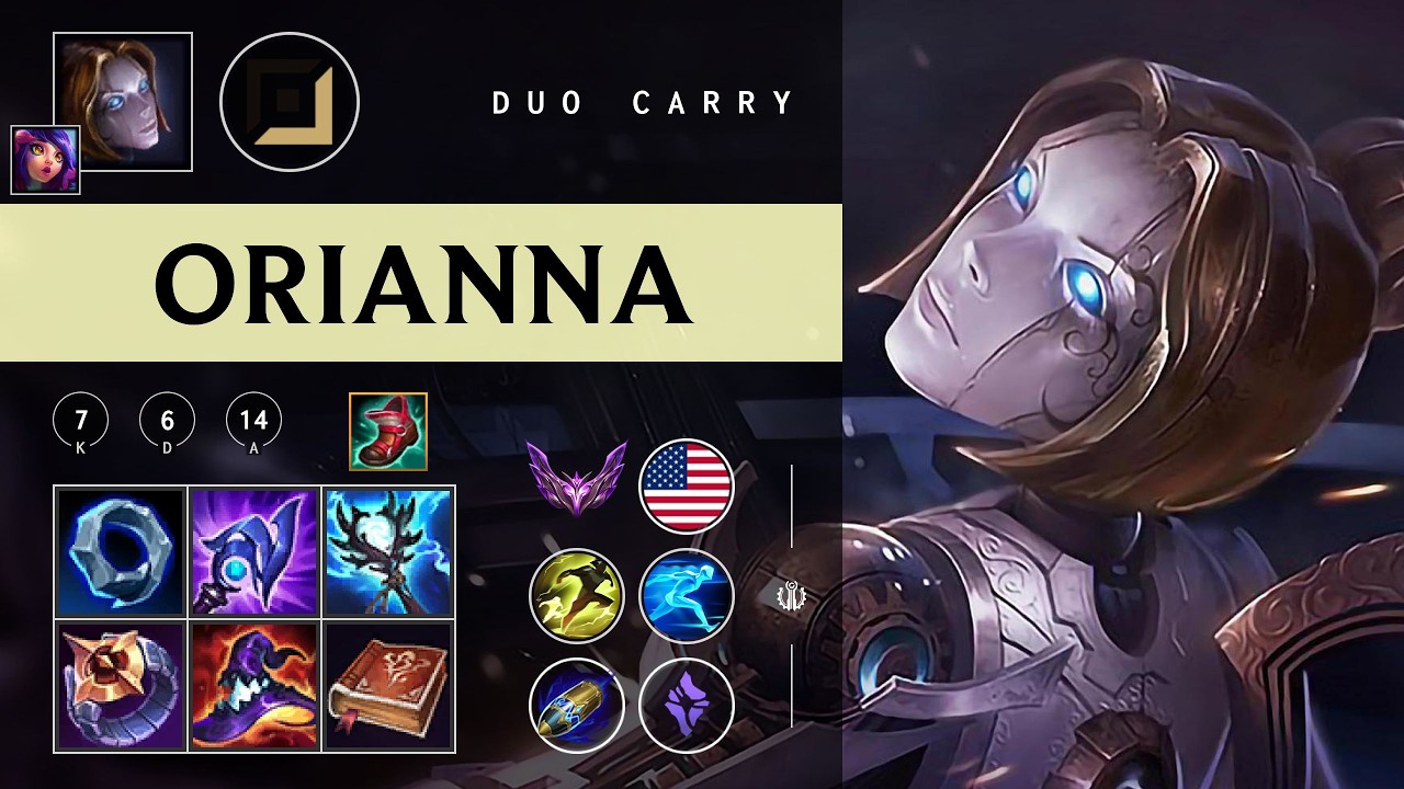Orianna Carry vs Yasuo - NA Master Patch 26.04