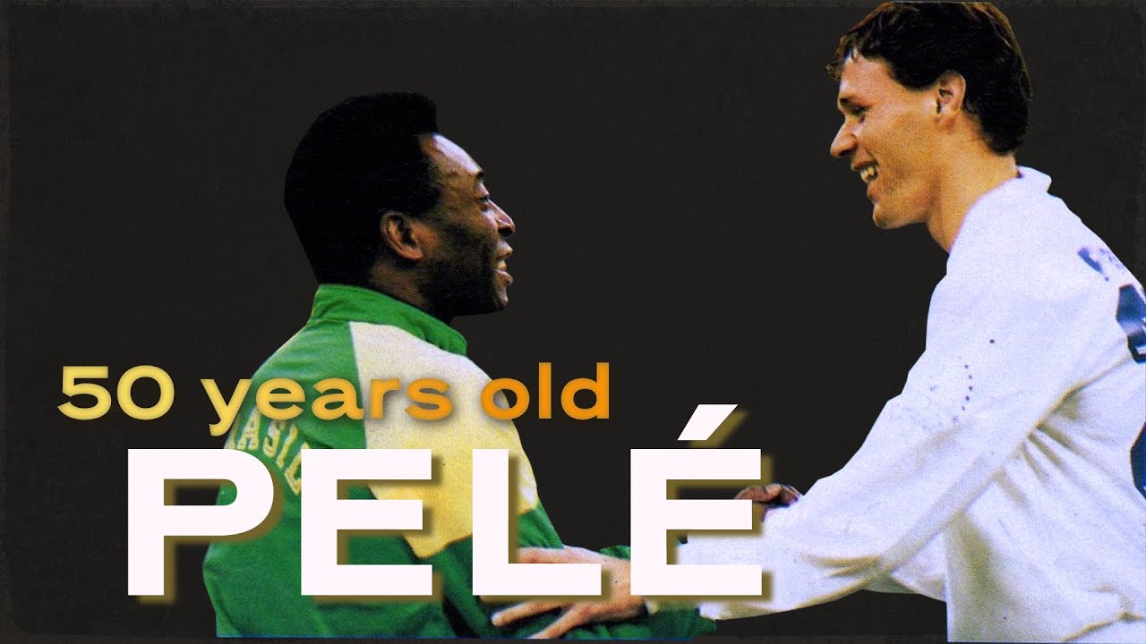50 years old Pelé vs World Stars XI | ft. Van Basten, Stoichkov, Cafu & Francescoli