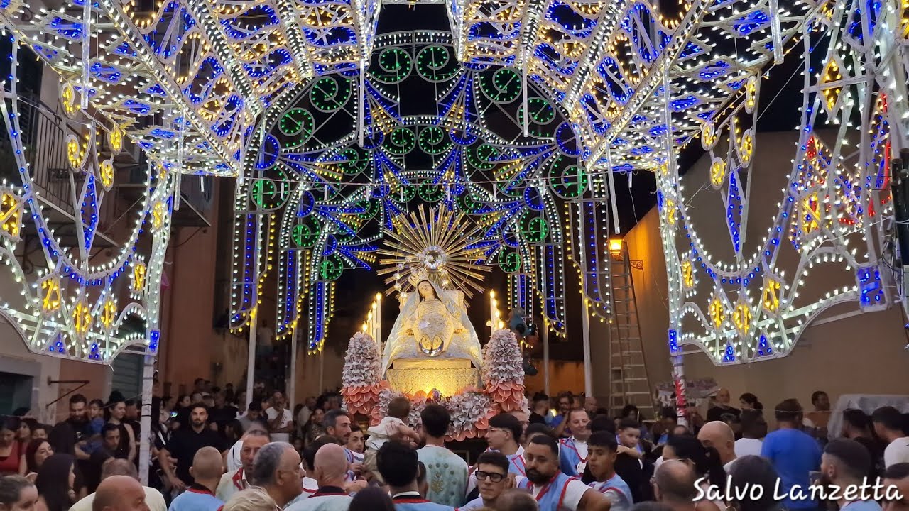 (PALERMO) - PROCESSIONE MARIA ASSUNTA - VICOLO SAN MERCURIO (4K) 31/08/2025 (2/2 PARTE)