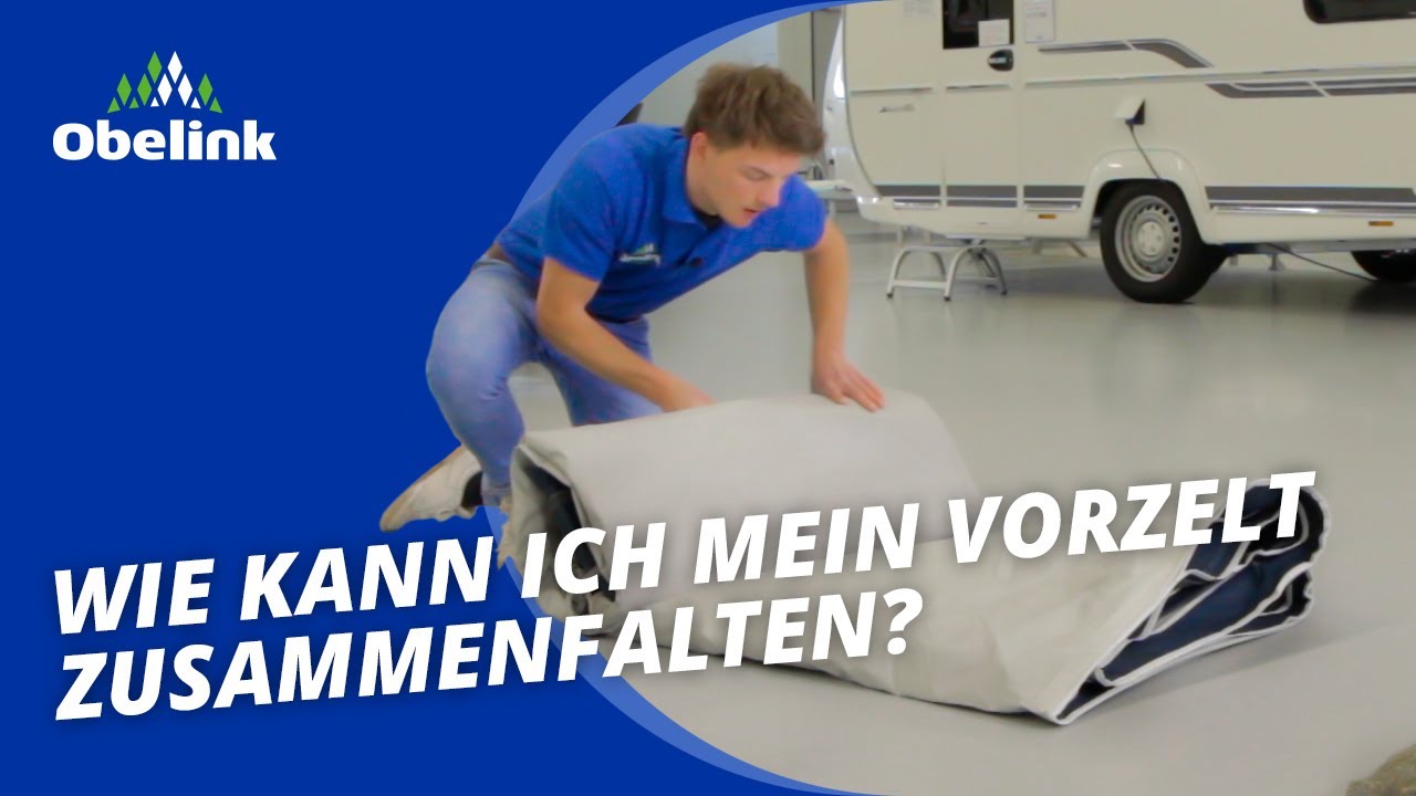 Wie kann ich mein Vorzelt zusammenfalten? | Obelink Vrijetijdsmarkt