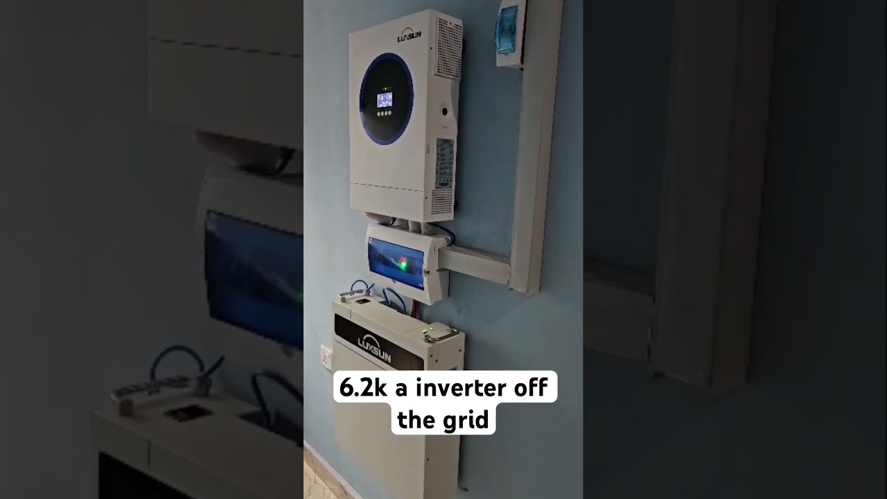 6.2k a inverter off the grid #solarenergy #solarsystem