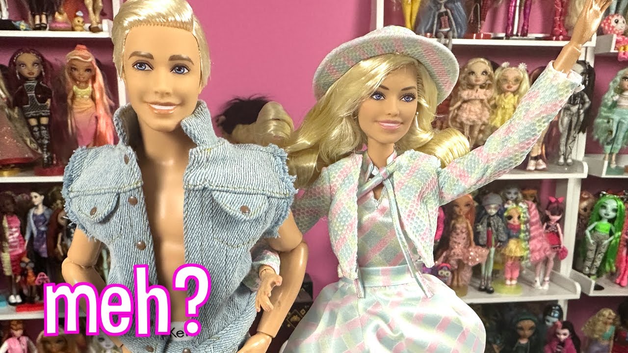 Barbie the Movie Ken in Denim and Barbie with Hat - I'm not Loving