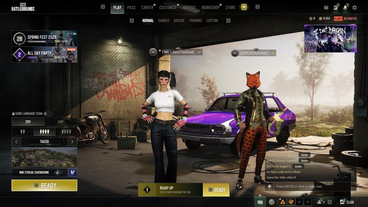 PUBG SIANG HARI