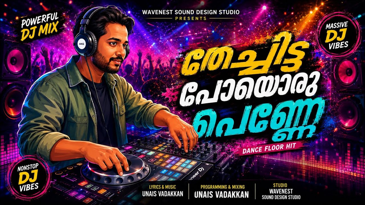 തേച്ചിട്ട് പോയൊരു പെണ്ണേ |DJ mix 2026 |The Real Story | Unais vadakkan l  Wavenest Studio 
