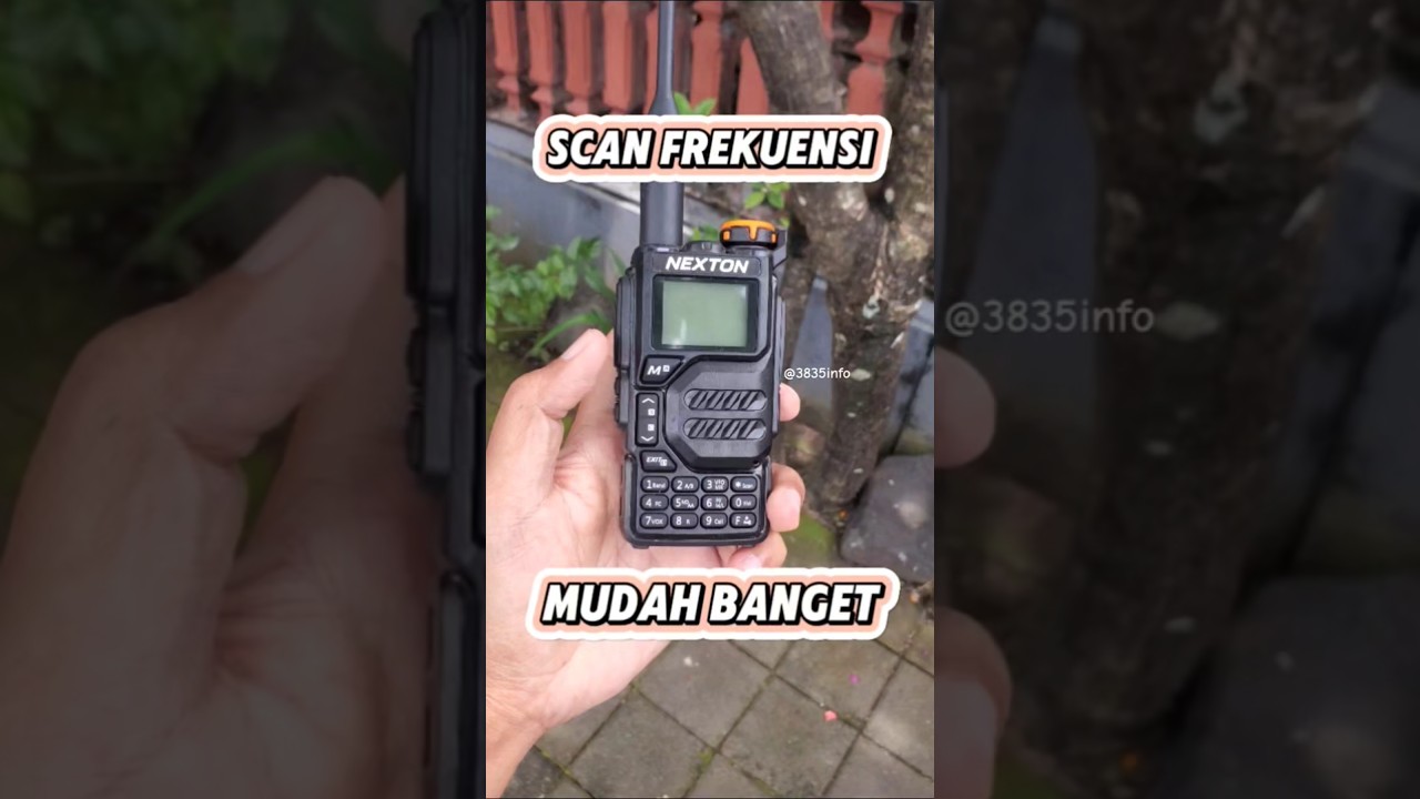 Mudah Scan Frekuensi Pakai HT Nexton UV K5 #ht #walkietalkie