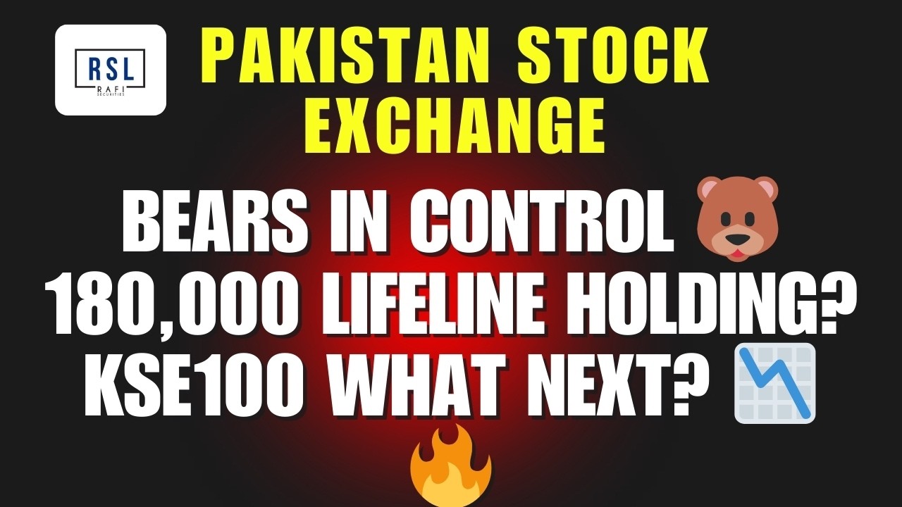 #KSE100 Index Analysis | Bears in Bearish Mode but Index Still at Lifeline Level | Market Strategy