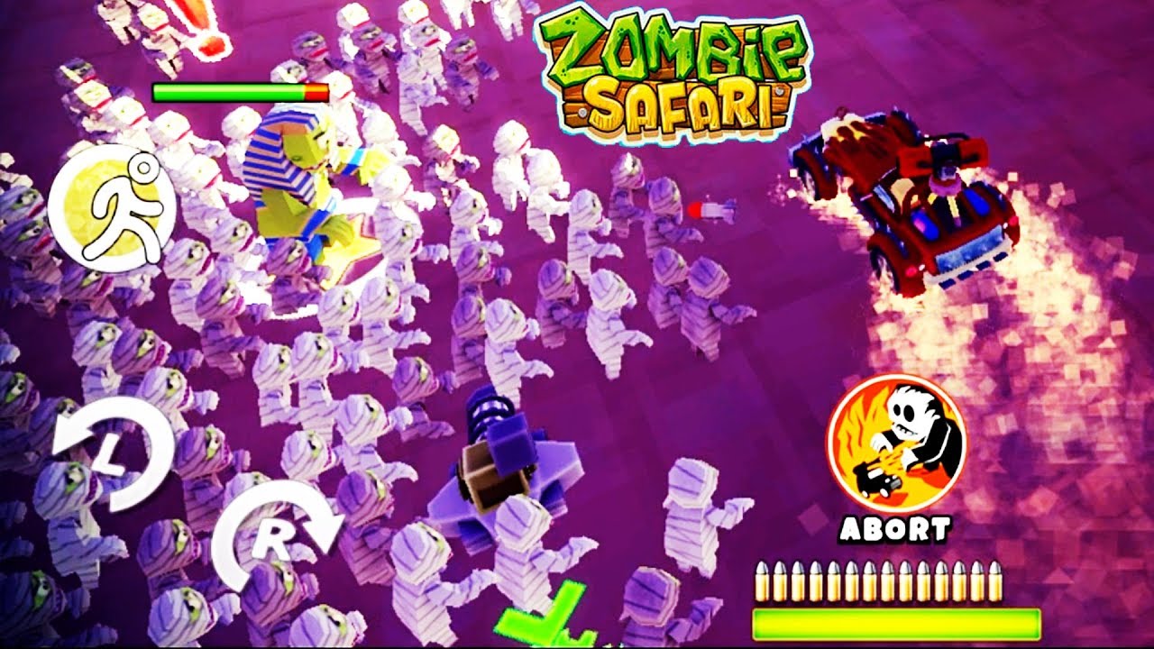 МАШИНЫ против ЗОМБИ zombie safari #42 gameplay прохождение игры