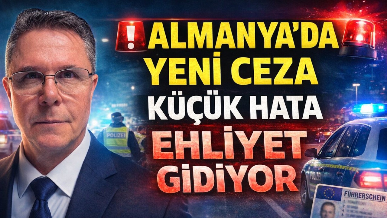 Almanya’da Şok Ceza! Küçük Hata Ehliyeti Götürüyor