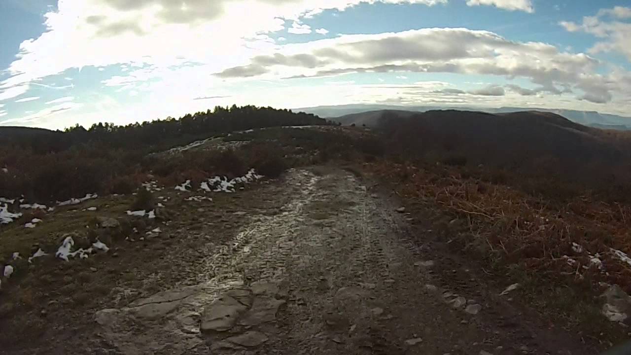 Ascenso al Gorbea en BTT con Nieve