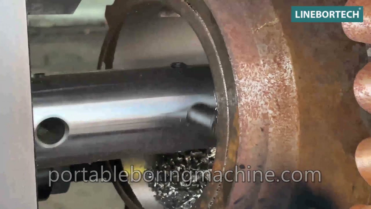 Mobile Line Boring Machine BD40 Lathe!