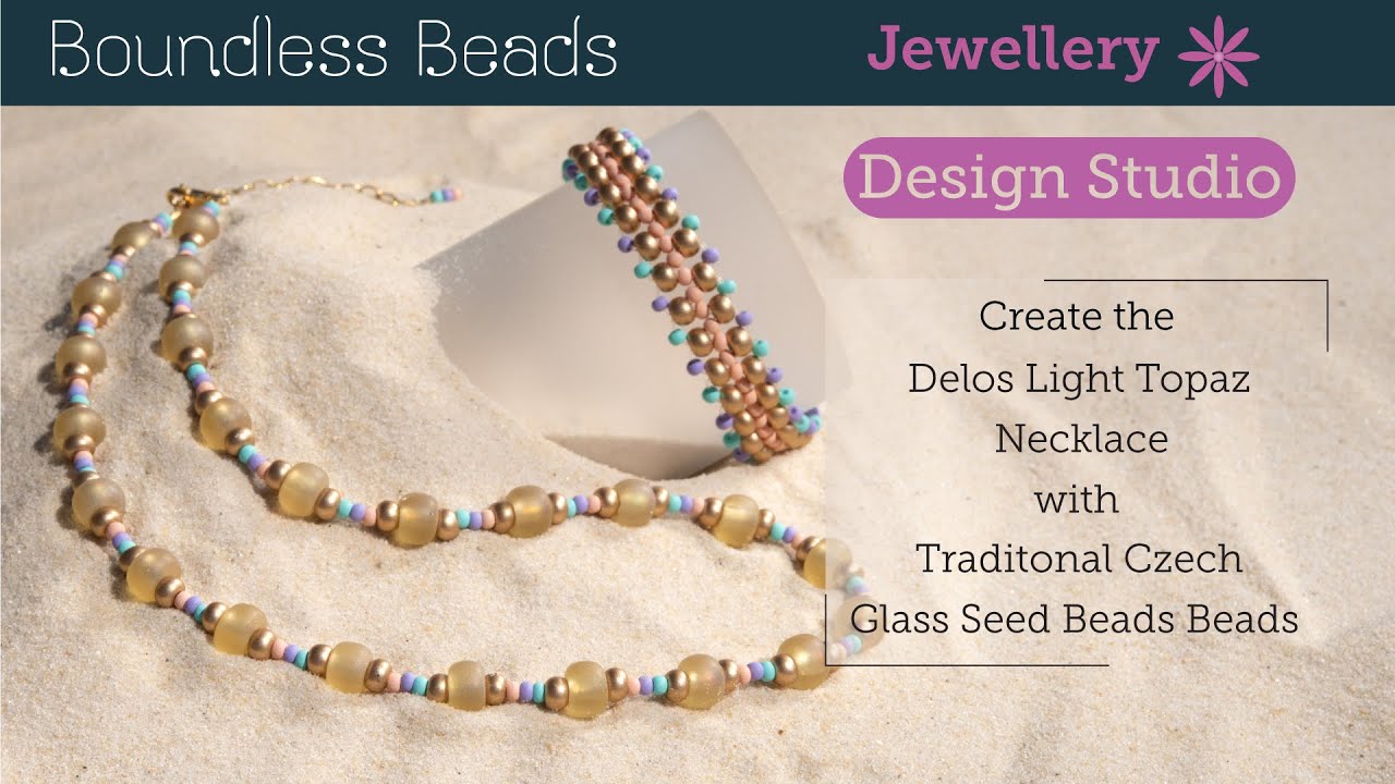 Delos Sizzling Summer Seed Bead Necklace