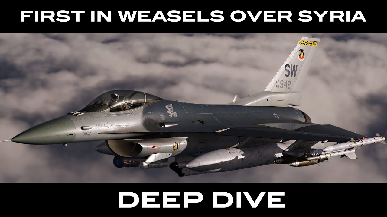 DCS:  F-16C First In - Weasels Over Syria - Deep Dive