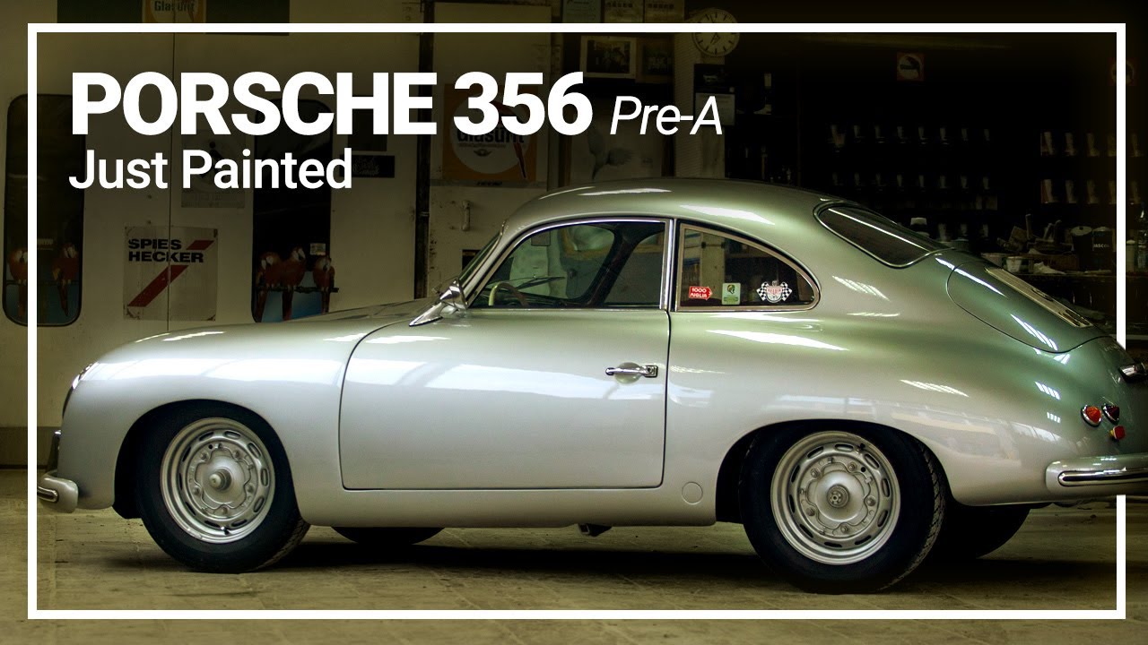 Porsche 356 Pre A just painted silver