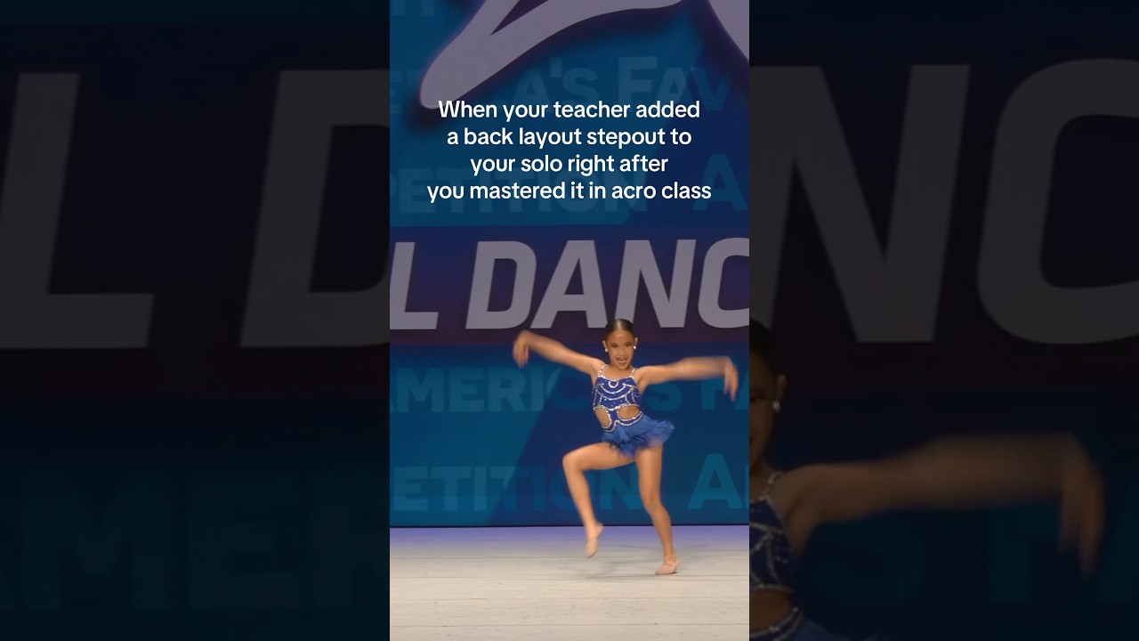 She literally just got it like 2 weeks before🤪 #acrobatics #dance #dancelife #dancers #dancemoms