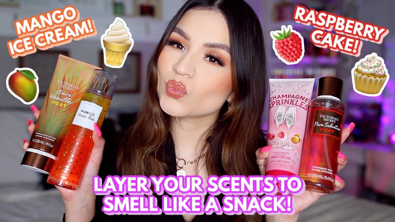 SMELL LIKE A *SWEET* TREAT THIS SPRING & SUMMER 🥭🍦🍰 | LAYERING COMBOS USING NEW RELEASES!