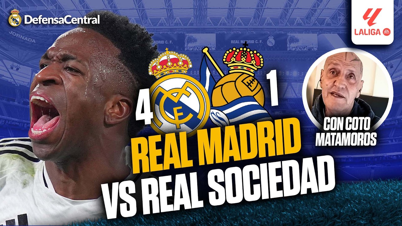 ⚽ REAL MADRID 4-1 REAL SOCIEDAD 🔥 DOBLETE DE VINICIUS | TERTULIA POST PARTIDO con COTO MATAMOROS