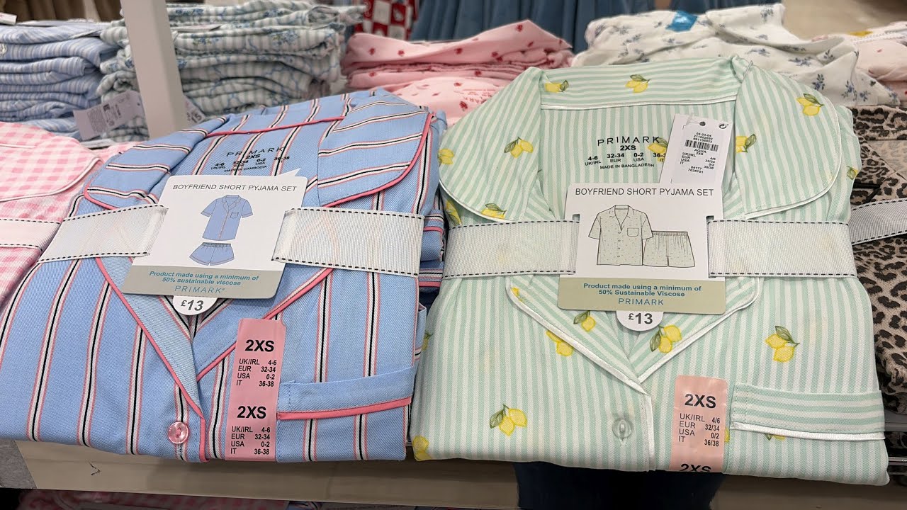 Новая коллекция пижам Primark - январь 2026 года