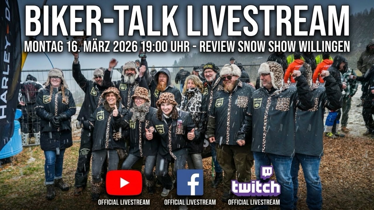 BIKER-TALK LIVESTREAM - REVIEW SNOW SHOW WILLINGEN