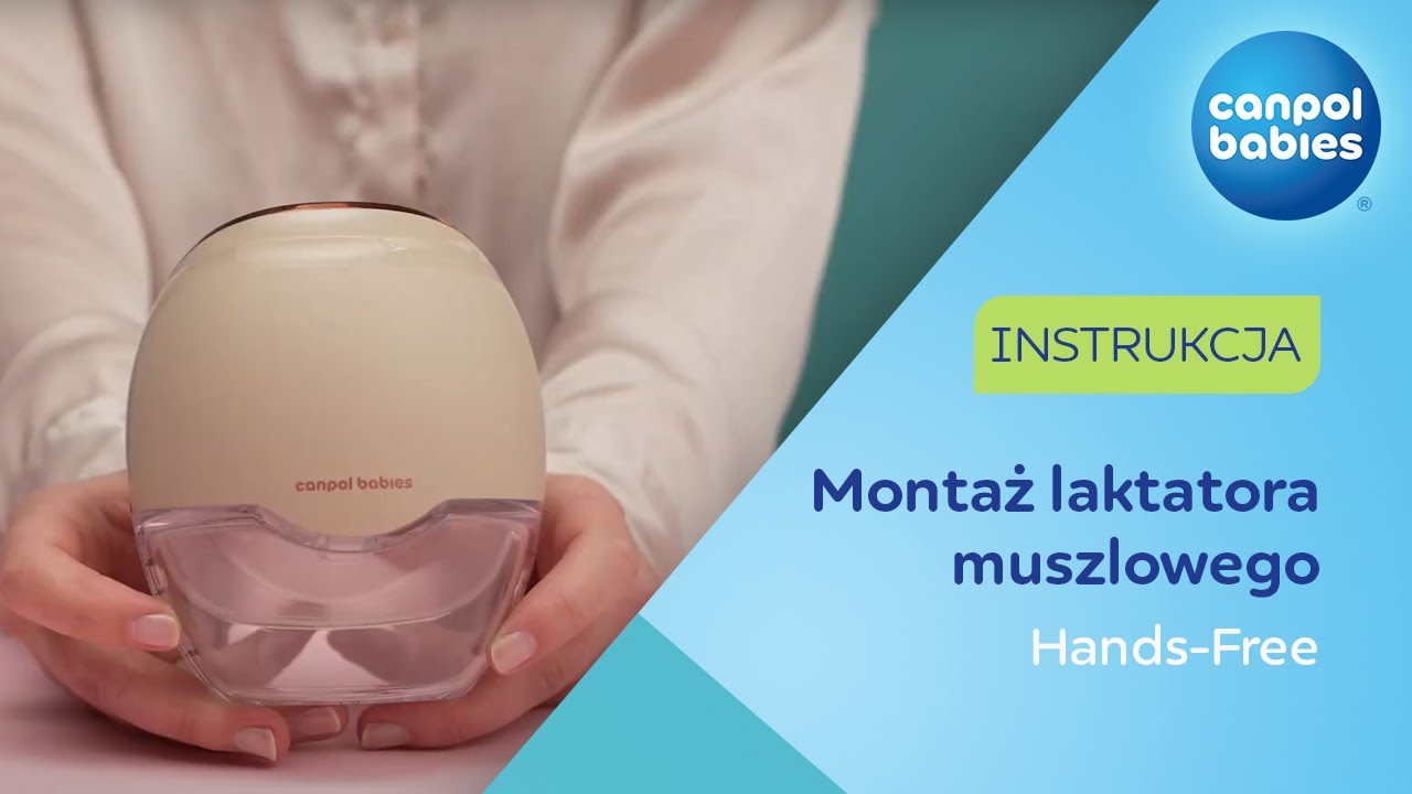 Instrukcja montażu laktatora muszlowego Hands-Free od Canpol babies