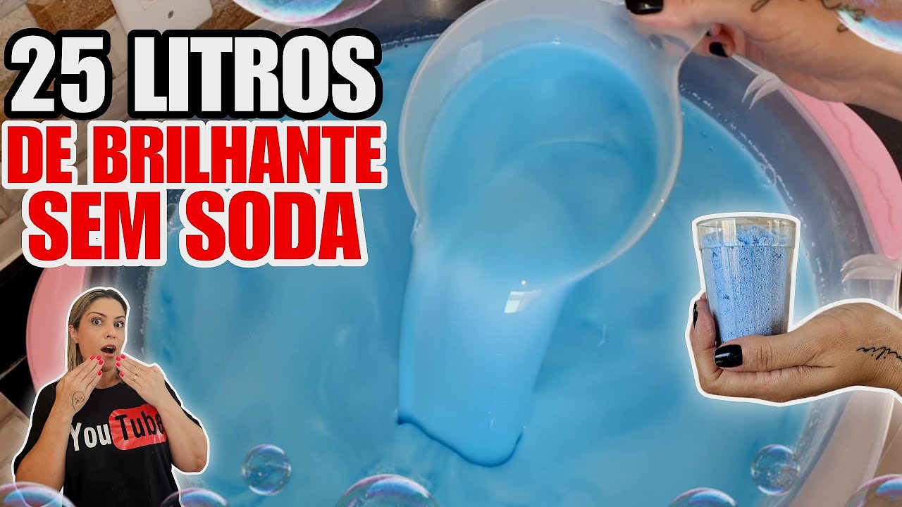 COMO FAZER SABÃO LÍQUIDO SEM SODA - SEM LÍQUIDIFICADOR - MEXEU TA PRONTO!!