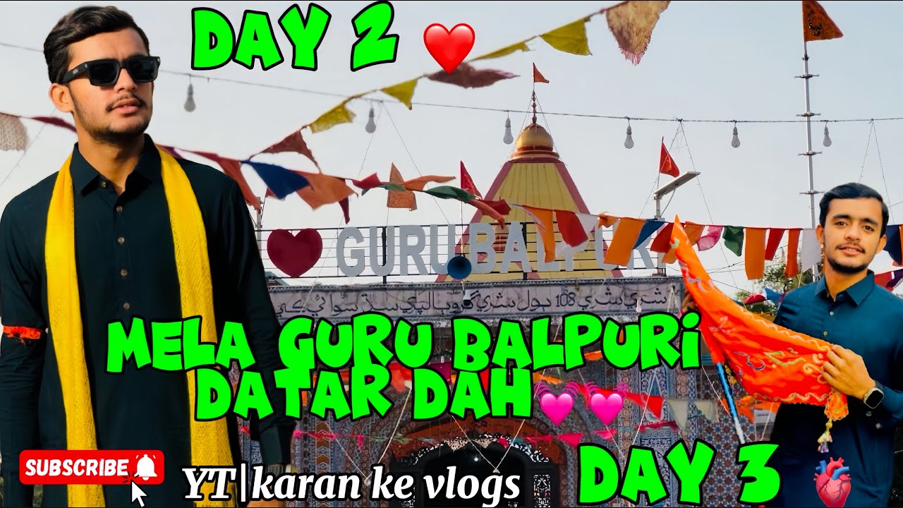 GURU BALPURI MELA 2k24💓| DAY/2 and DAY/3 | FULL ENJOY 🥰| Pakistani minorities 😍😍