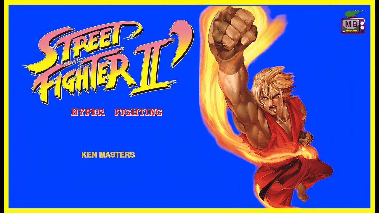 Street Fighter II Turbo Hyper Fighting [ SNES ] Longplay Ken Masters Complete # 6 - 1CC