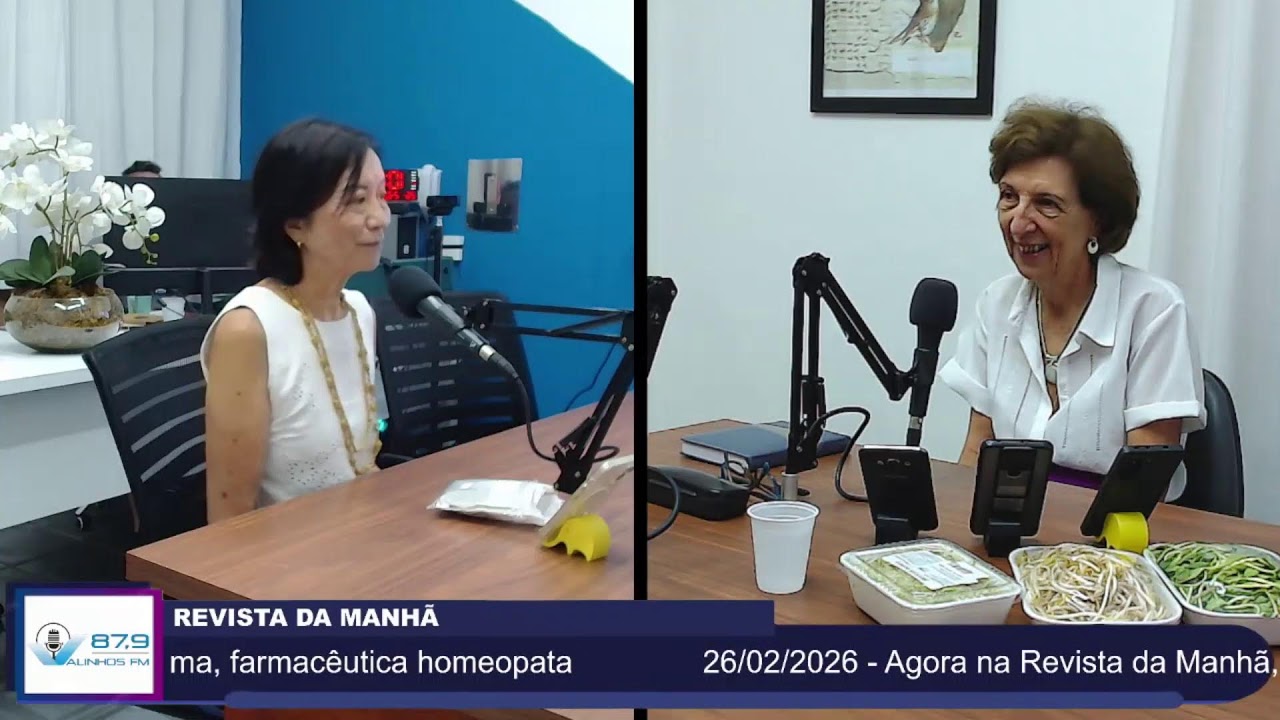Agora na Revista da Manhã, Áurea Mayumi Hokama, farmacêutica homeopata