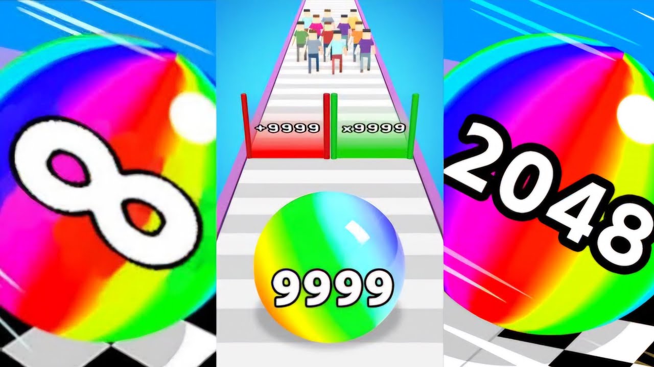 Ball Run 2048 vs Ball Run Merge and Destroy vs Ball Run Infinity | Ultimate 3inOne Challenge | #11