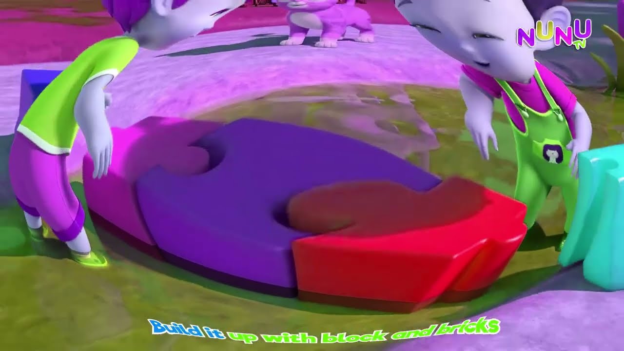 How did Nunu and Nana BUILT a BRIDGE?! | NUNU TV | Sponsored by: Klasky Csupo 2001 Effects