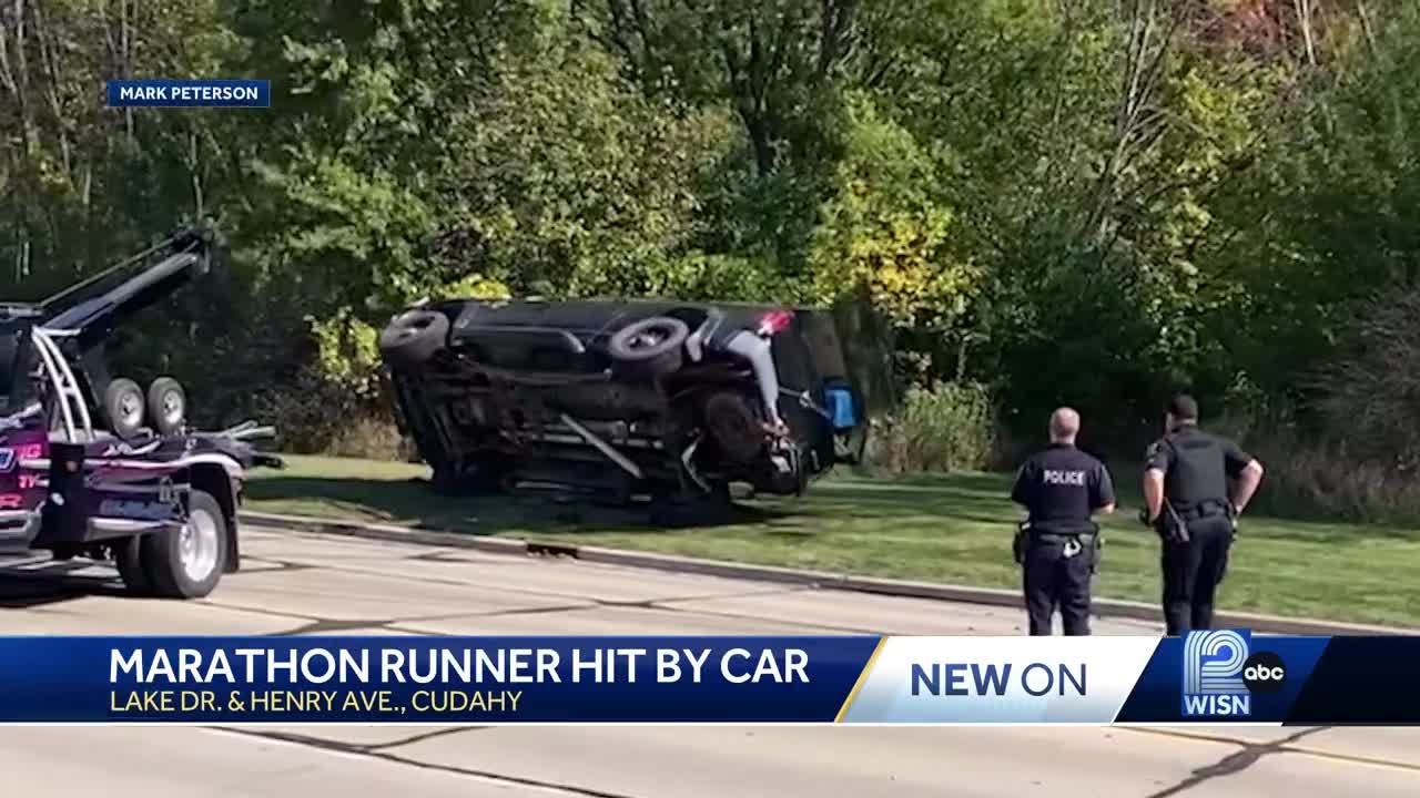 Milwaukee Lakefront Marathon runner injured in 3-vehicle crash