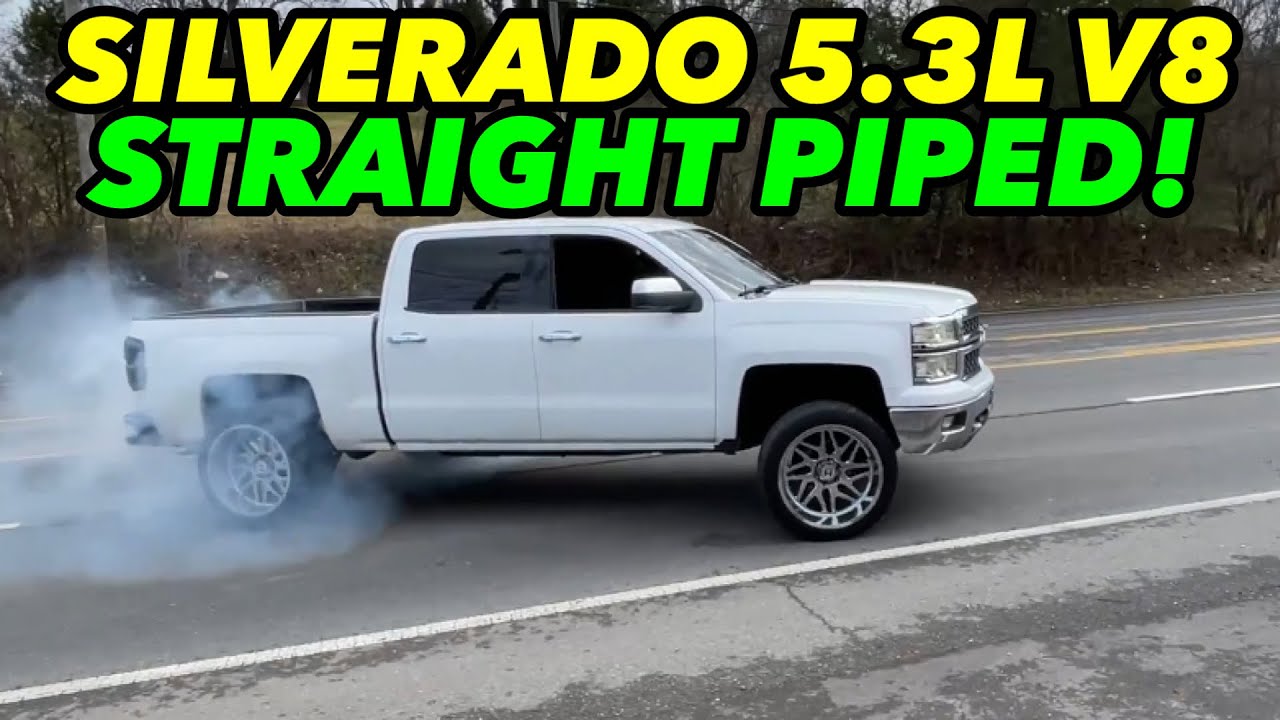 2014 Chevy Silverado 5.3L V8 Dual Exhaust w/ STRAIGHT PIPE!