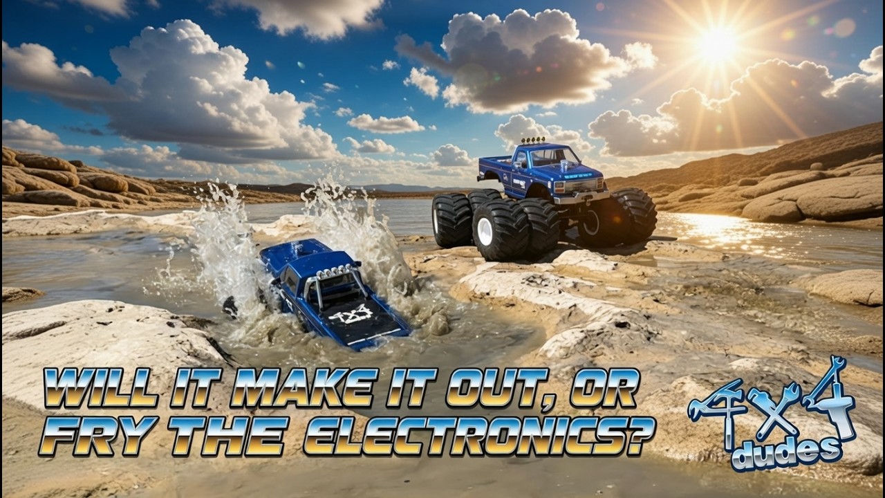 Wups! Bigfoot 4x4 brick nose Ford got a little deep at Mckenny Falls State Park this time!