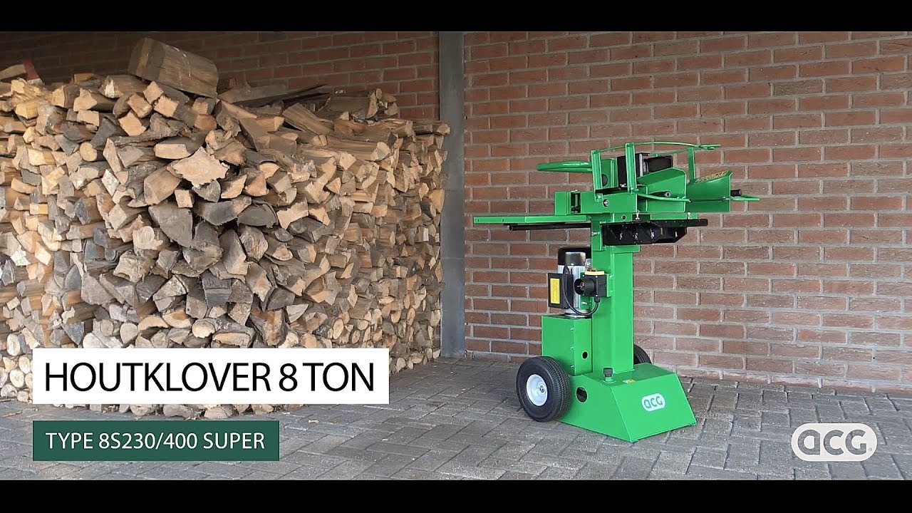 Kloofmachine 8 TON (8S230/400SUPER) - ACG® Houtklovers