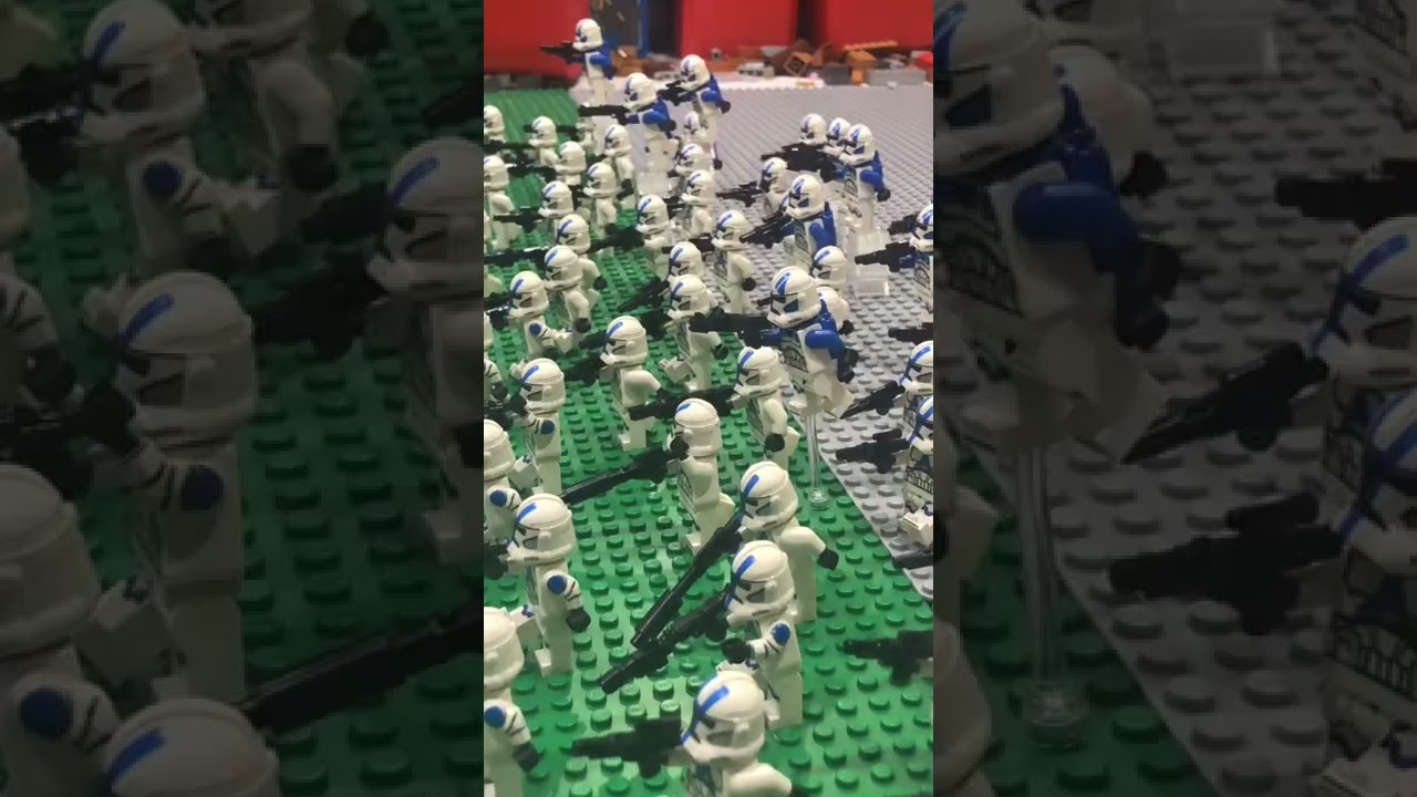 HUGE LEGO Clone vs Droid Army! #shorts
