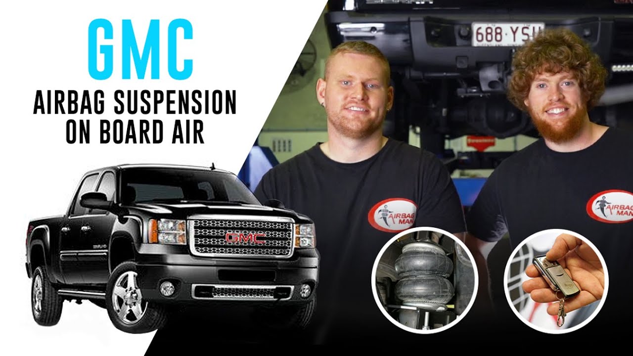 How To Install: GMC SIERRA Air Suspension - RR4630 Airbag Man Leaf Helper & On Board Air Supply Kit