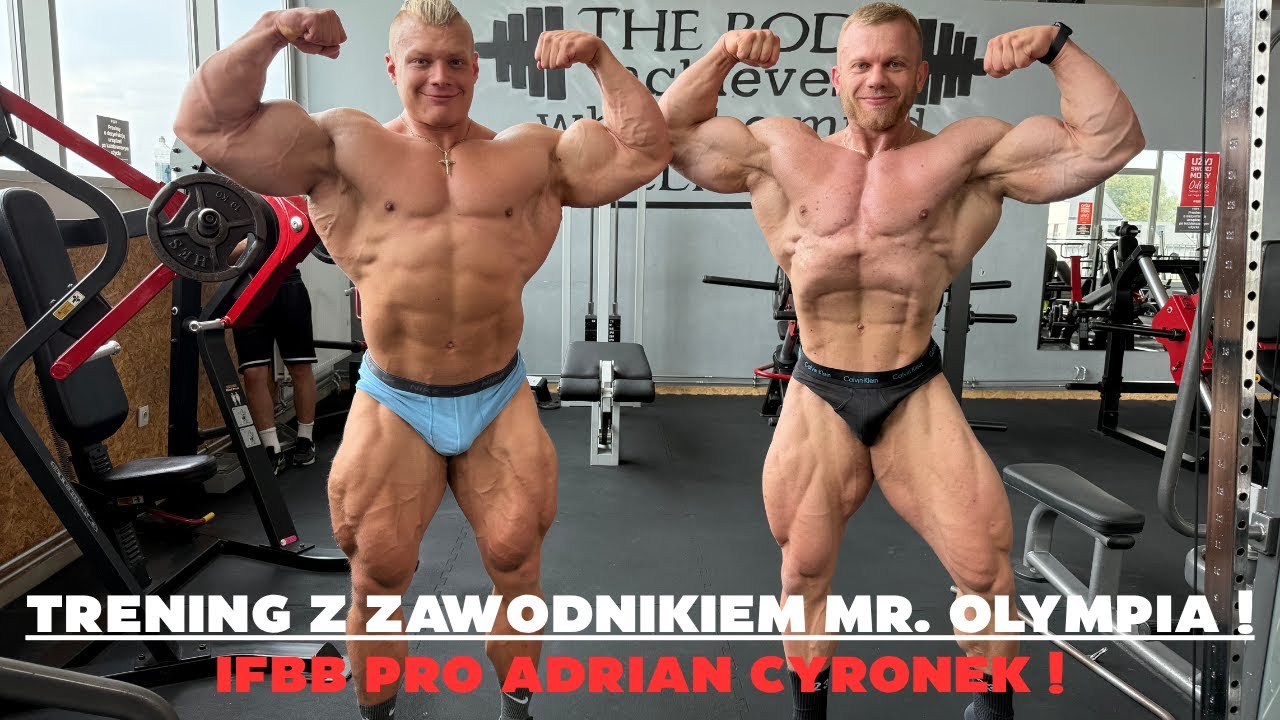 WSPÓLNY TRENING Z ZAWODNIKIEM MR.OLYMPIA | ADRIAN CYRONEK
