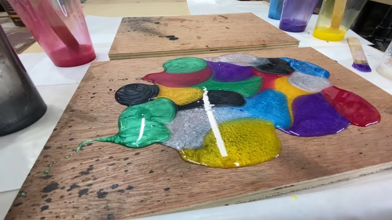 DIY PLYWOOD Resin Coasters & Necklaces - Make at Home!