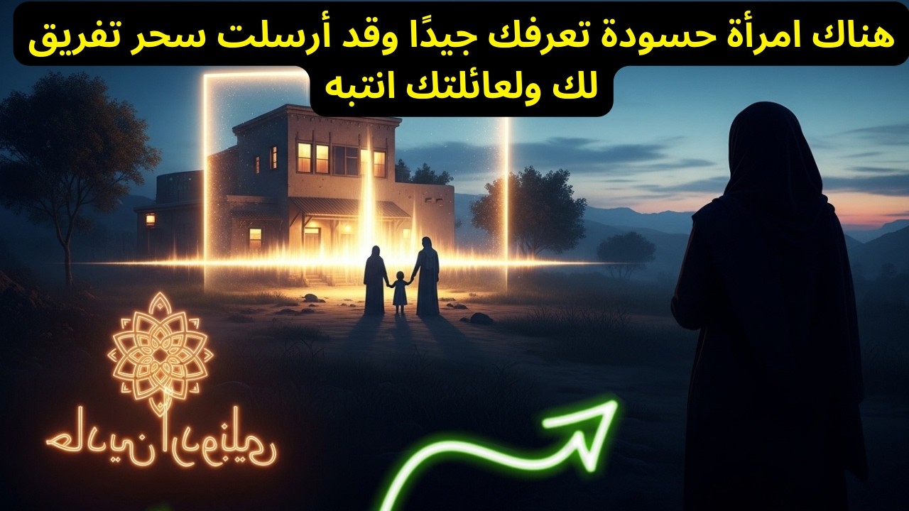 🔮 رسالة روحية عاجلة سحر تفريق بينك وبين عائلتك من امرأة أعرفها وسأكشف حقيقتها الآن