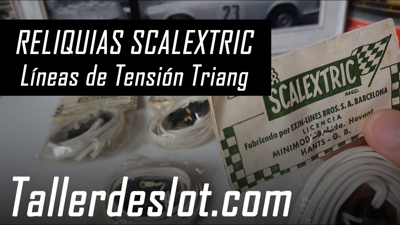 🔎 LÍNEAS de TENSIÓN de TRIANG 【 Reliquias  】 SCALEXTRIC Años 60