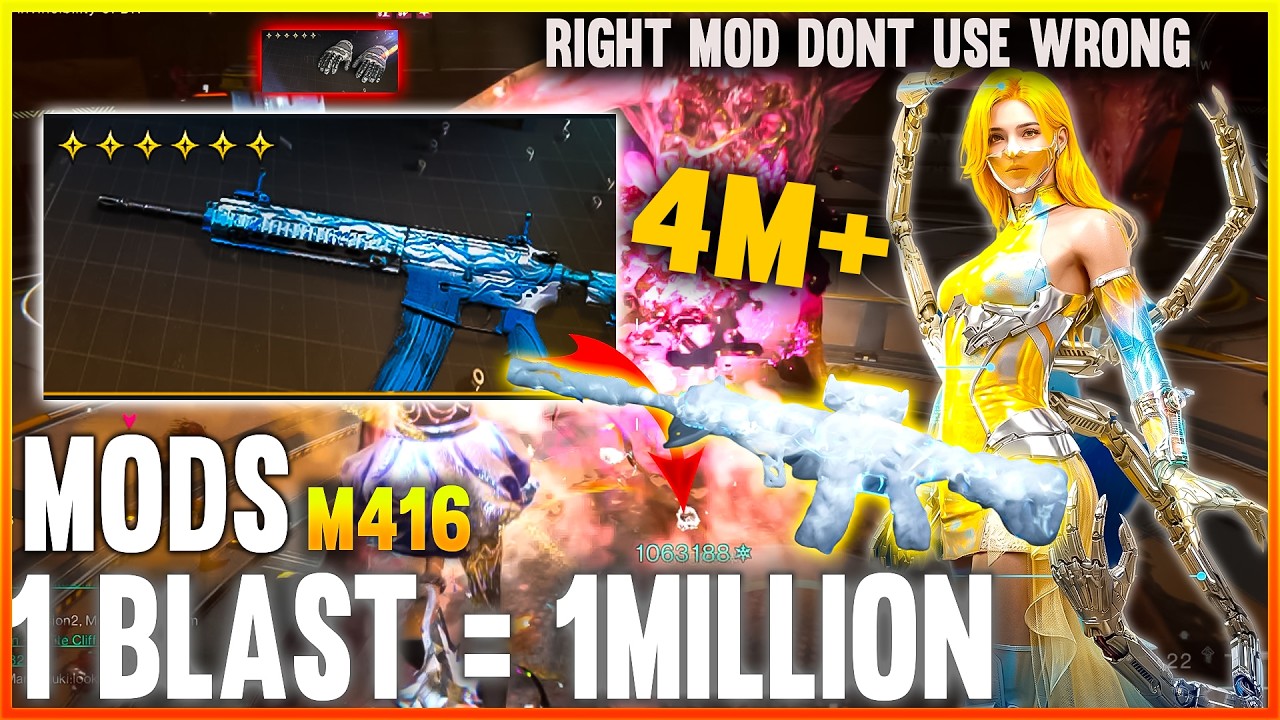 ONCE HUMAN M416❄️1FROST VORTEX = 1M+ SILENT ANABASIS REWORK BUFF