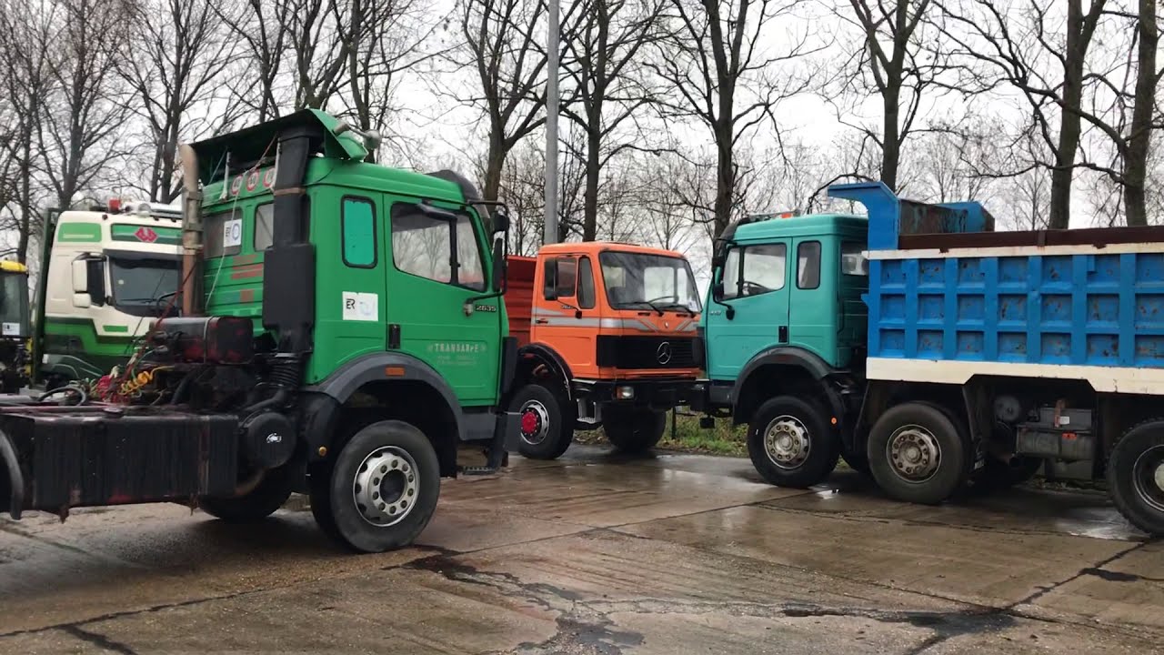 Test drive Mercedes Benz SK 2635 tractor unit 6x4 1990