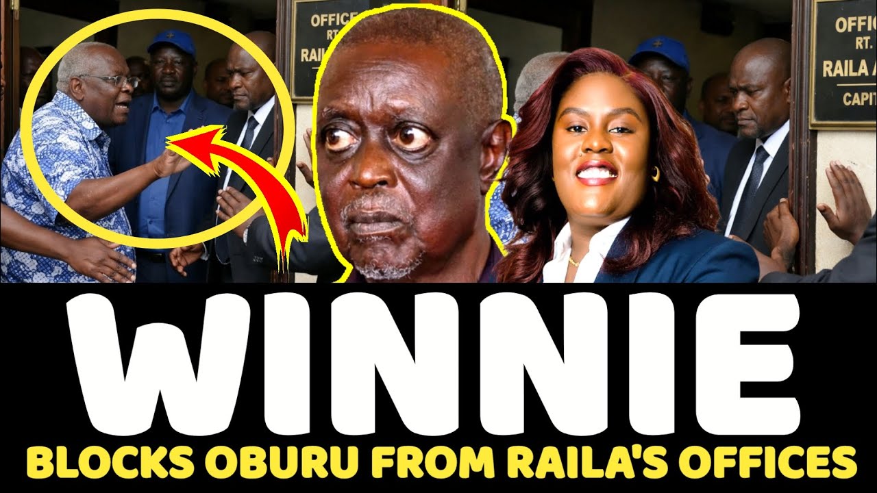 🔥Winnie Odinga Declares a War as She Blocks Oburu Odinga From Raila's Capital Hill office!