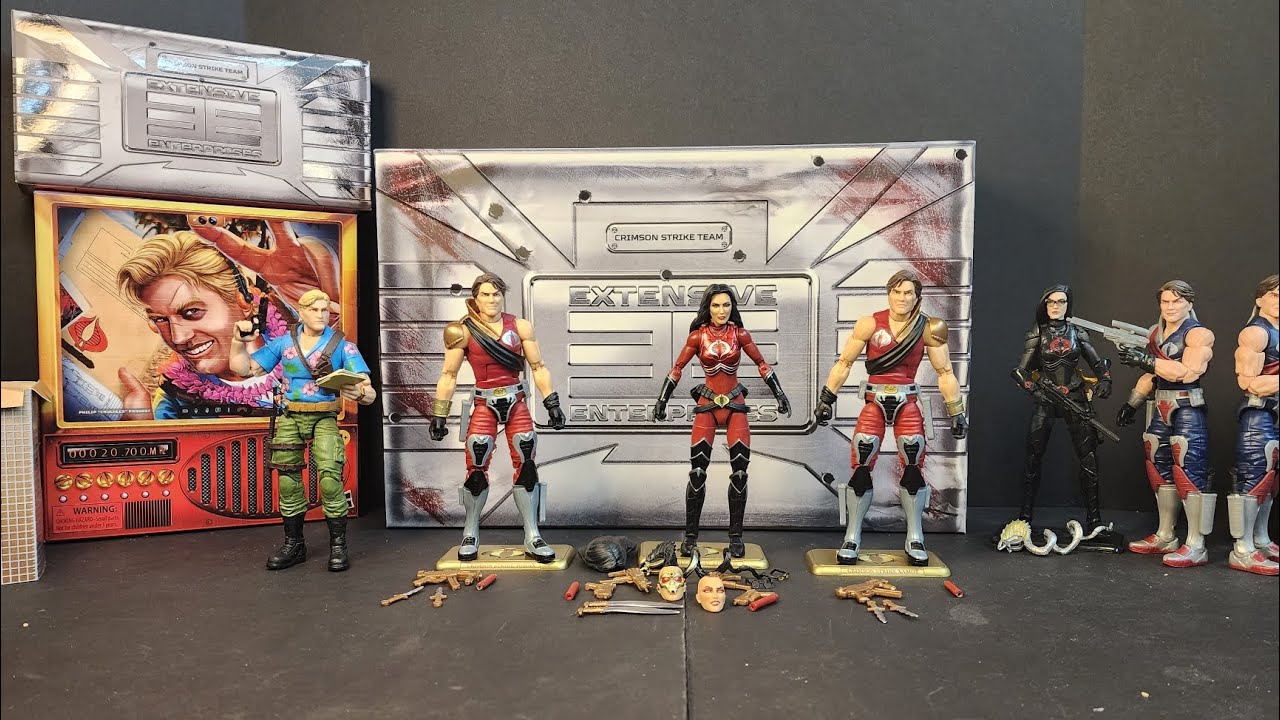 GIJoe Classified Series Crimson Strike Team Pulse Con Exclusive