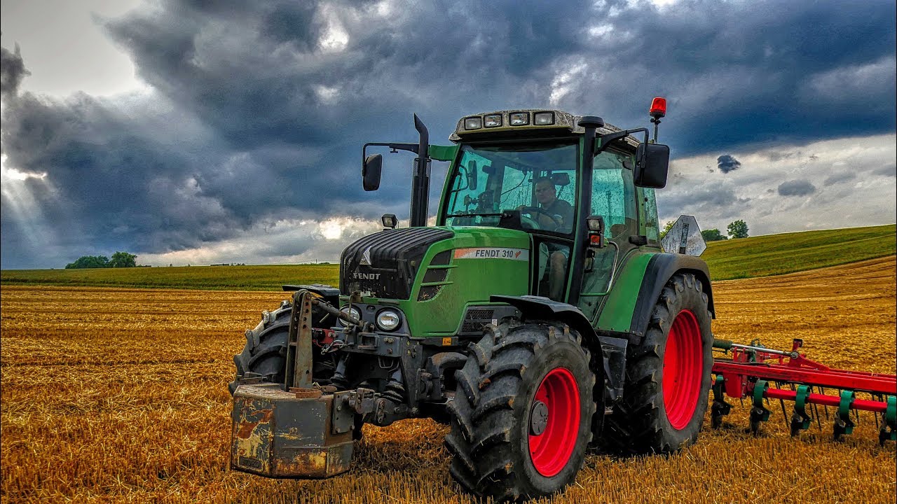 Prace Pożniwne 2019 Mulczowanie Fendt Vario 310 AGRO MASZ BM75 |1080p60| Mulching