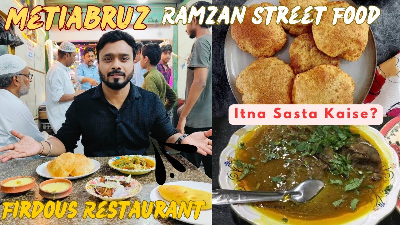 Ramzan Special Street Food at Metiabruz: Khulfi Faluda, Nihari, Seekh Kabab & More!