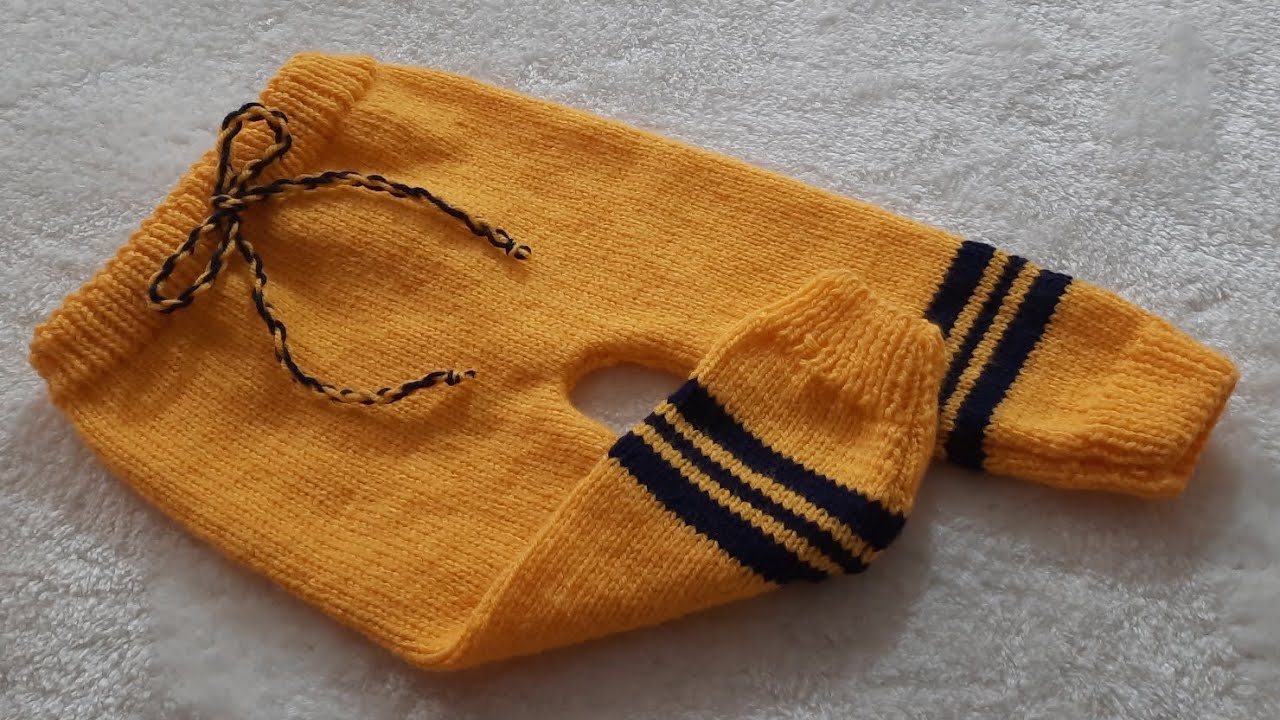 KOLAY BEBEK PANTOLONU✅️BİR YAŞ BEBEK PANTOLON YAPIMI✅️