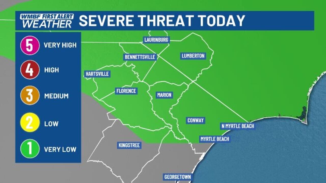 FIRST ALERT: LEVEL 1 risk for severe storms this evening.