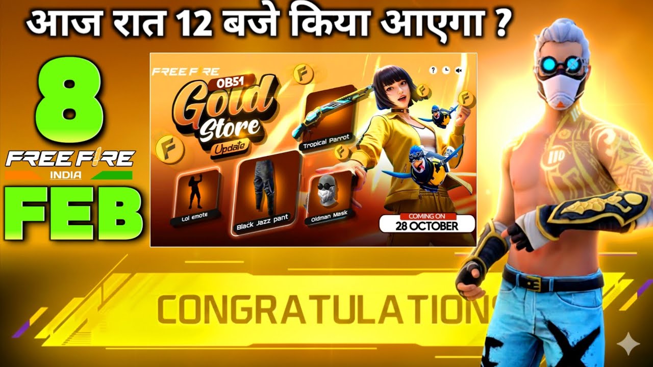 8 FEBRUARY TONIGHT UPDATE 2026 😱 | UPCOMING EVENTS IN FREE FIRE | FREE FIRE NEW EVENT | FF NEW EVENT